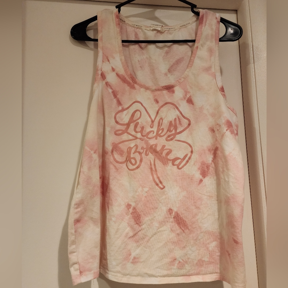 Lucky Brand XL Tie Dye Tank Top